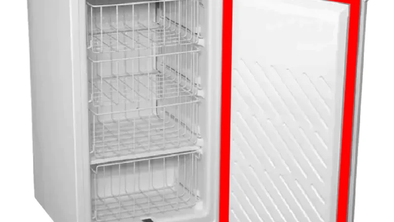 Borracha Gaxeta Porta Freezer Compacto Para Brastemp BVP10P