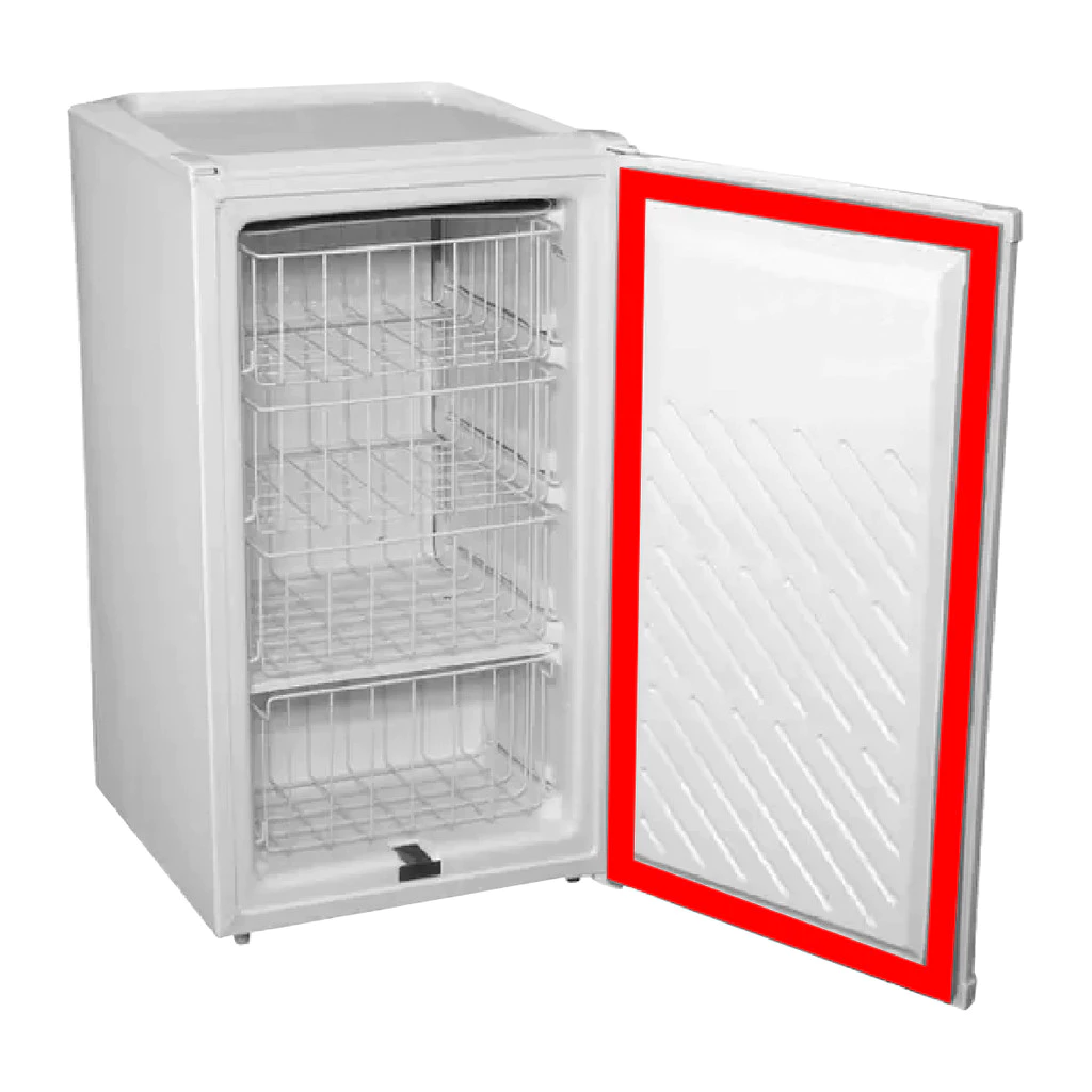 Borracha Gaxeta Porta Freezer Compacto Para Brastemp BVP10P