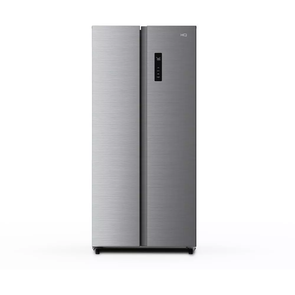 Geladeira Refrigerador HQ Frost Free Side By Side 480 Litros Inox HQ-480SBSFFK
