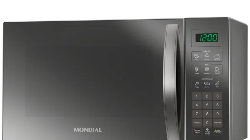 Micro-ondas 34 litros 1400 watts espelhado – MO-02-34-E – Mondial